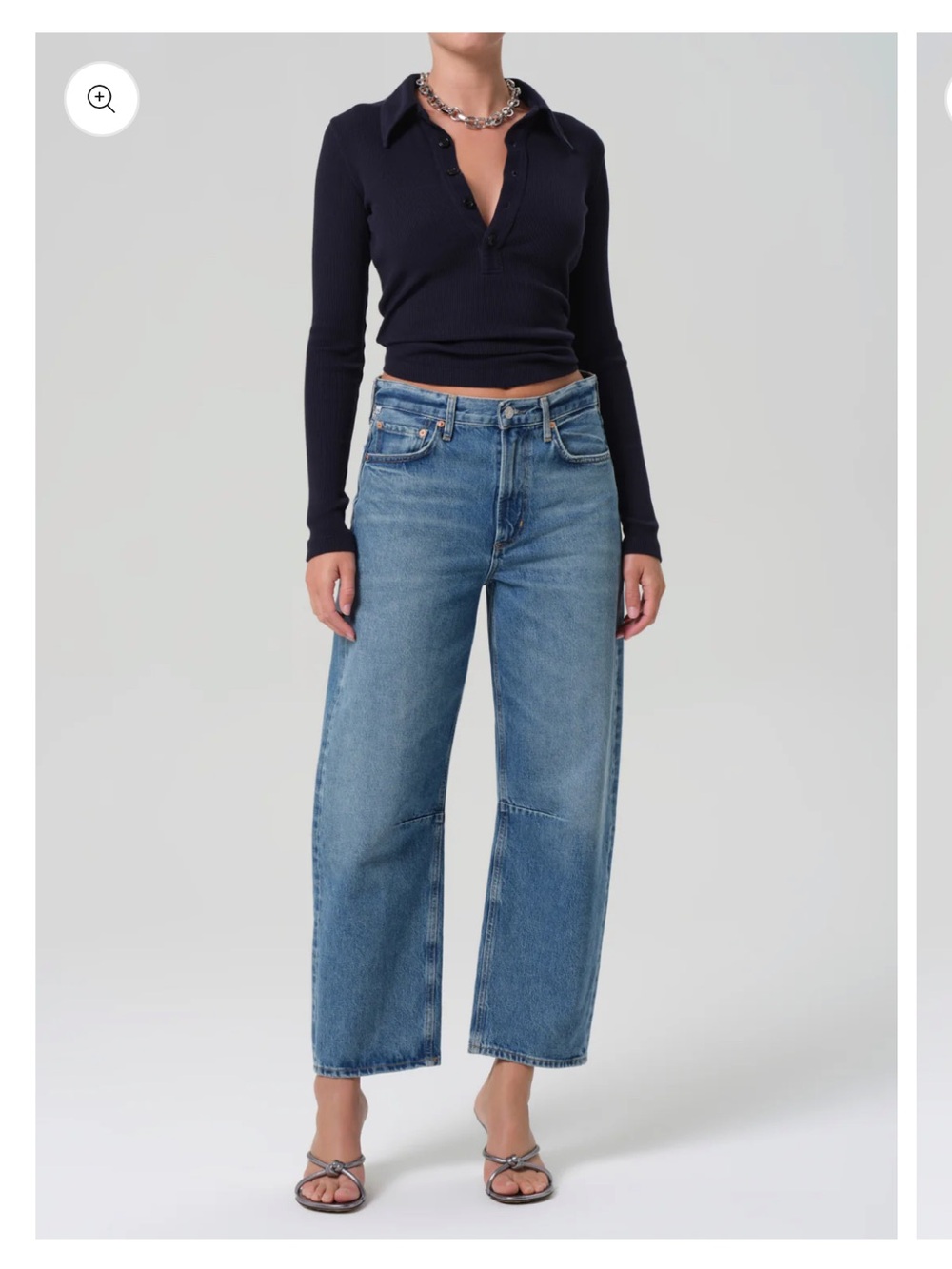 Citizens of Humanity Miro Relaxed Barrel Jeans Pacifica 25 2149-3011